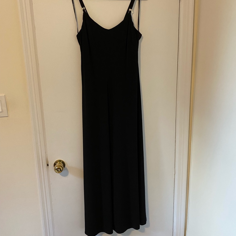 NWOT Calvin Klein black maxi dress